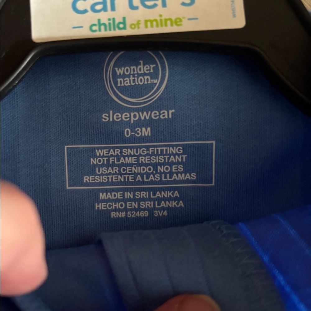 NWT *Bundle of 3* Infant boys sleep and play onsies sz 0-3M - Picture 4 of 7